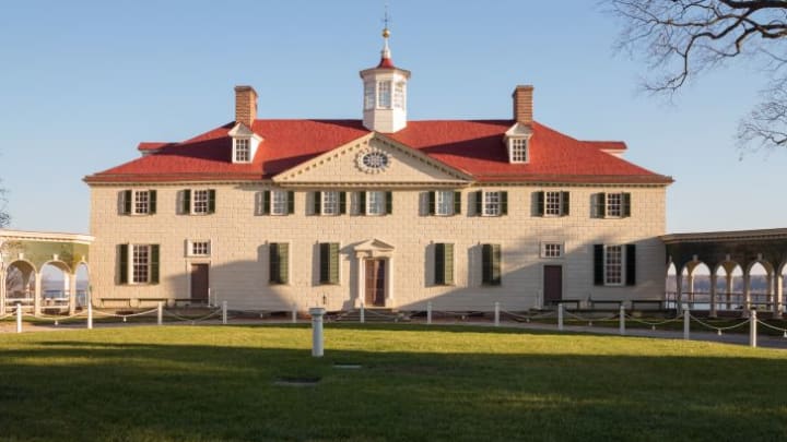 Today, George Washington's former home of Mount Vernon is a popular tourist attraction in Virginia.