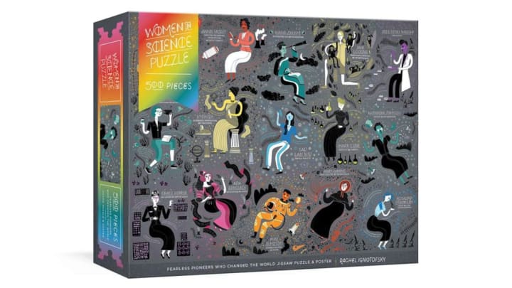 This 500-piece puzzle sold on Amazon celebrates the achievements of women in STEM fields.