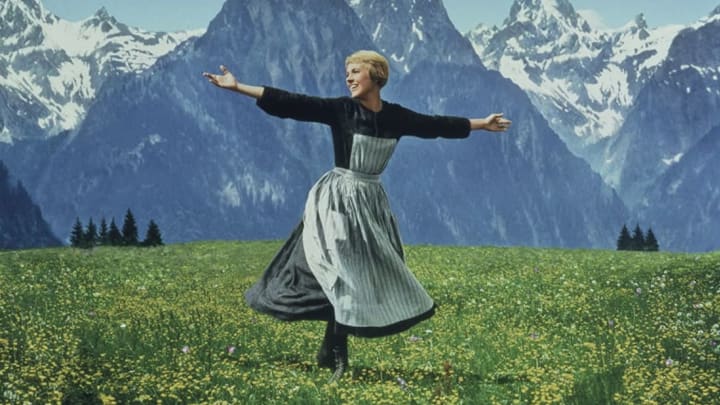 Julie Andrews in The Sound of Music (1965).