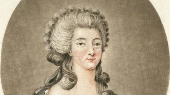 A portrait of Jeanne de Saint-Rémy, 1786