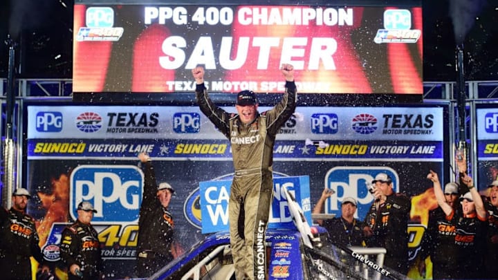 FORT WORTH, TX - JUNE 08: Johnny Sauter, driver of the #21 ISM Connect Chevrolet (Photo by Jared C. Tilton/Getty Images)