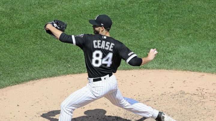 CHICAGO, ILLINOIS - JULY 03: Starting pitcher Dylan Cease #84 of the Chicago White Sox delivers the ball against the Detroit Tigers at Guaranteed Rate Field on July 03, 2019 in Chicago, Illinois. The White Sox defeated the Tigers 7-5. (Photo by Jonathan Daniel/Getty Images)
