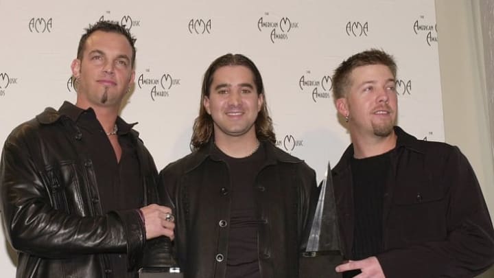 Musical group Creed at the 2001 American Music Awards in Los Angeles.