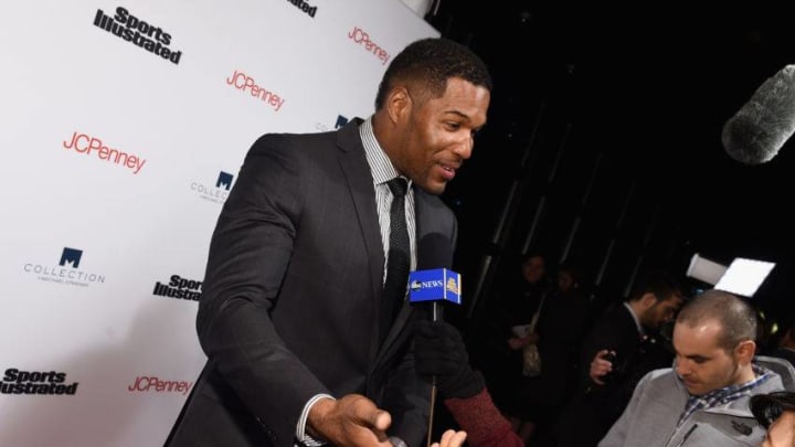 NEW YORK, NEW YORK - APRIL 12: Michael Strahan attends Sports Illustrated's Fashionable 50 event at Vandal on April 12, 2016 in New York City. (Photo by Dave Kotinsky/Getty Images for Sports Illustrated)