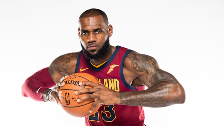 INDEPENDENCE, OH - SEPTEMBER 25: LeBron James INDEPENDENCE, OH - SEPTEMBER 25: LeBron James