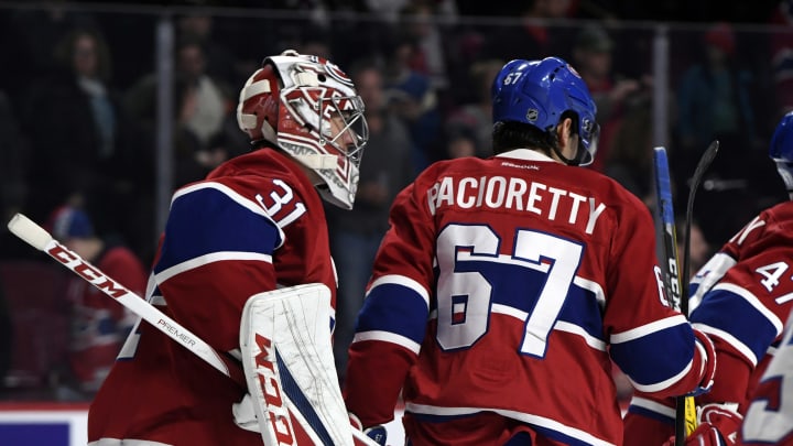 Dec 10, 2016; Montreal, Quebec, CAN; Montreal Canadiens Carey Price Mandatory Credit: Eric Bolte-USA TODAY Sports