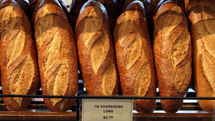 Sourdough bread in a bakery in San Francisco, the city that gave the library its very first sourdough starter back in 1989.