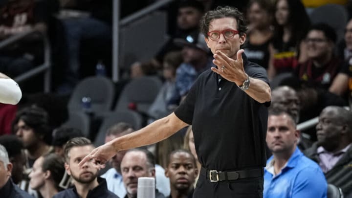 Atlanta Hawks, Quin Snyder. Mandatory Credit: Dale Zanine-USA TODAY Sports