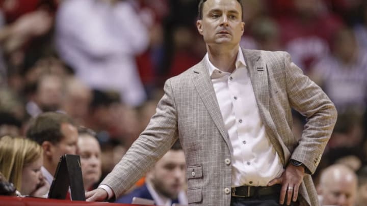 BLOOMINGTON, IN - JANUARY 11: Head coach Archie Miller of the Indiana Hoosiers is seen during the second half against the Ohio State Buckeyes at Assembly Hall on January 11, 2020 in Bloomington, Indiana. (Photo by Michael Hickey/Getty Images)