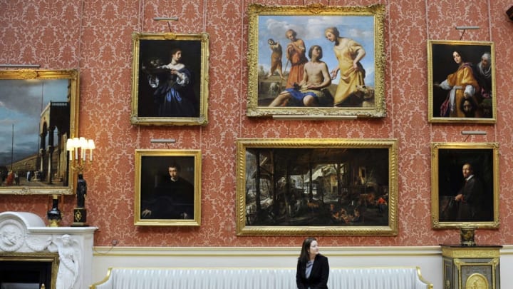 Former curator of paintings Jennifer Scott in the Picture Gallery in 2011.