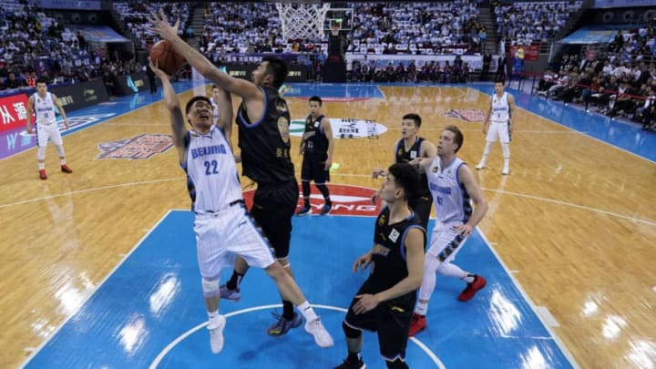 OKC Thunder: Zhang Zhuo #22 of Beijing Ducks in action during Chinese Basketball Association (CBA) League. (Photo by Fred Lee/Getty Images)