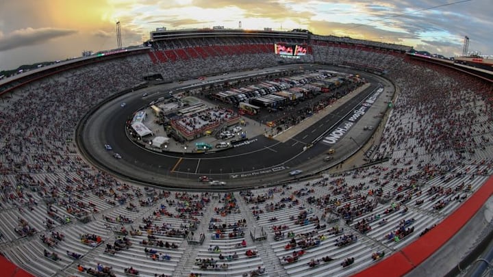 Aug 19, 2016; Bristol, TN, USA; General view during the NASCAR Xfinity Series Food City 300 at Bristol Motor Speedway. Mandatory Credit: Randy Sartin-USA TODAY Sports