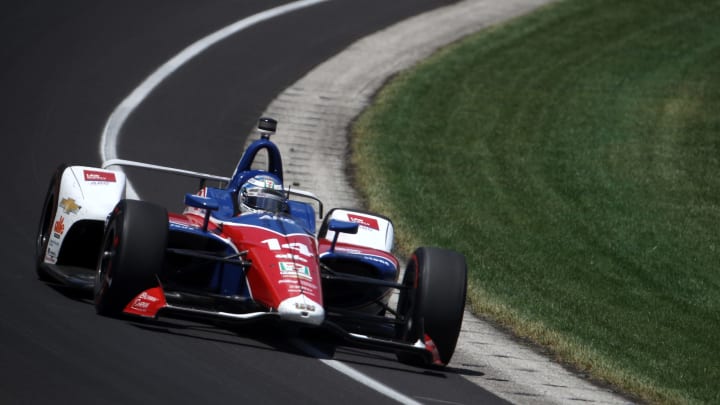INDIANAPOLIS, IN – MAY 27: Tony Kanaan of Brazil, driver of the #14 ABC Supply AJ Foyt Racing Chevrolet (Photo by Chris Graythen/Getty Images)