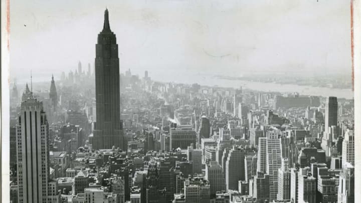 The Empire State Building had less competition in 1945.