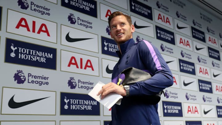 LONDON, ENGLAND - SEPTEMBER 28: Jan Vertonghen of Tottenham Hotspur arrives at the stadium ahead of the Premier League match between Tottenham Hotspur and Southampton FC at Tottenham Hotspur Stadium on September 28, 2019 in London, United Kingdom. (Photo by Tottenham Hotspur FC/Tottenham Hotspur FC via Getty Images)