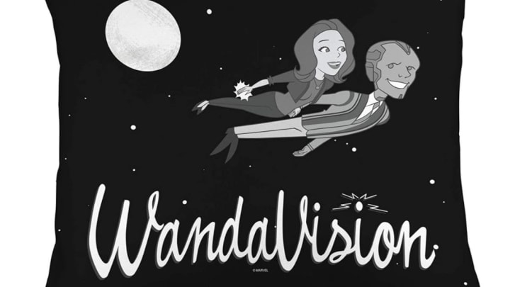 Discover Marvel's 'WandaVision' throw pillow on Amazon.