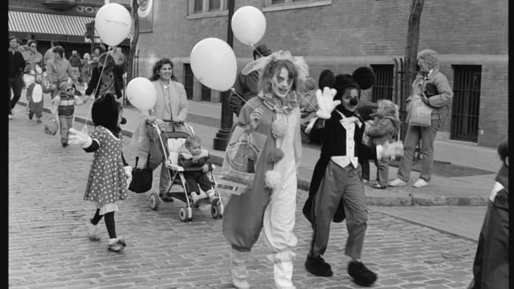 This Halloween procession in Massachusetts was poison-free.