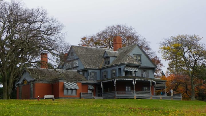 Theodore Roosevelt's Long Island home has 23 rooms and more books than you can count.