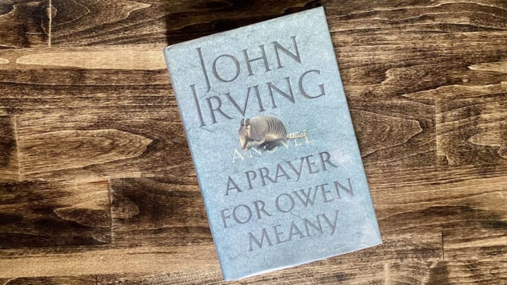 The first sentence of John Irving's seventh novel, A Prayer for Owen Meany, begins, "I am doomed to remember a boy with a wrecked voice ..."