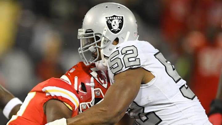 OAKLAND, CA - OCTOBER 19: Khalil Mack
