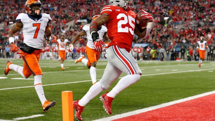 COLUMBUS, OH - NOVEMBER 18: Mike Weber