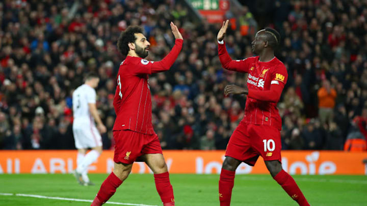 Sadio Mane and Mohamed Salah, Liverpool (Photo by Clive Brunskill/Getty Images)