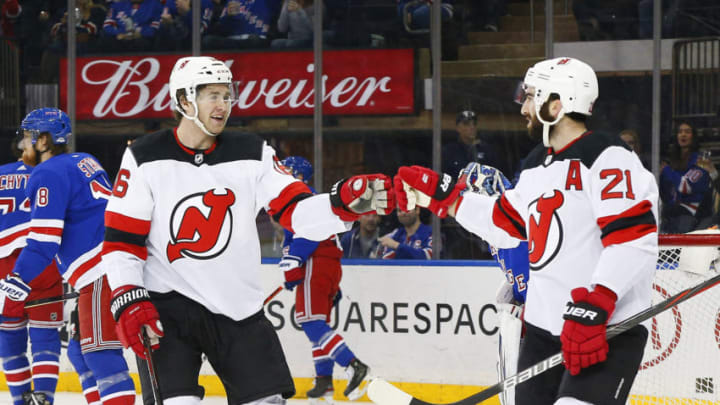 New Jersey Devils right wing Kyle Palmieri (21): (Andy Marlin-USA TODAY Sports)