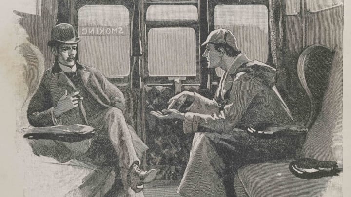 An 1892 drawing of Sherlock Holmes and Doctor Watson, published in The Strand Magazine