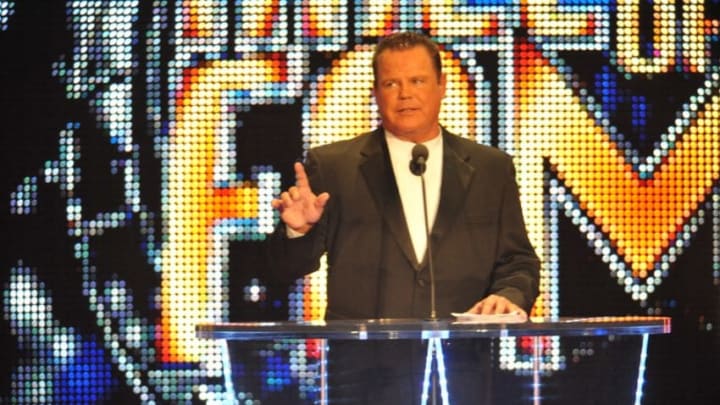 ATLANTA, GA - APRIL 03: Jerry 'The King' Lawler attends the 2011 WWE Hall Of Fame Induction Ceremony at the Philips Arena on April 3, 2011 in Atlanta, Georgia. (Photo by Moses Robinson/Getty Images)