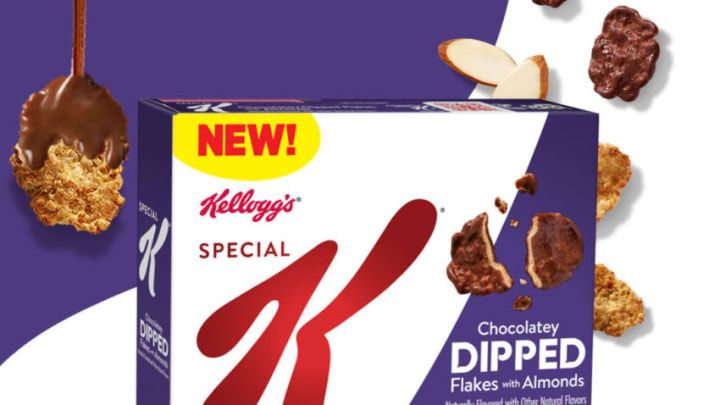 Kellogg’s Special K is helping cereal fans find the perfect bite of deliciousness this April with new Kellogg’s® Special K® Dipped Chocolatey Almond, featuring the brand’s first-ever chocolatey dipped cereal flakes in the U.S. market. (Credit: Kellogg Company)