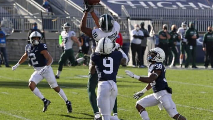 Michigan State Spartans wide receiver Tre’Von Morgan (Matthew OHaren-USA TODAY Sports)