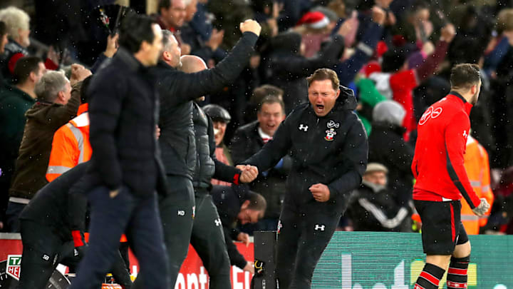 SOUTHAMPTON, ENGLAND – DECEMBER 16: Ralph Hasenhuettl, Manager of Southampton