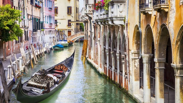 There's a gondola in Venice with your name on it.