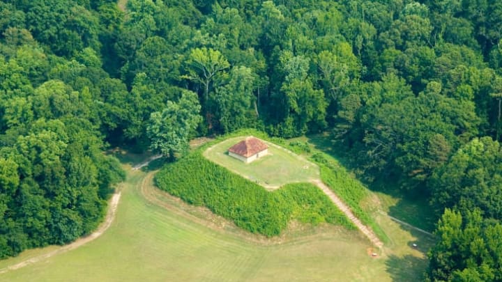 Moundville Archaeological Park in Alabama was the site of a Mississippian Culture city almost as large as Cahokia.