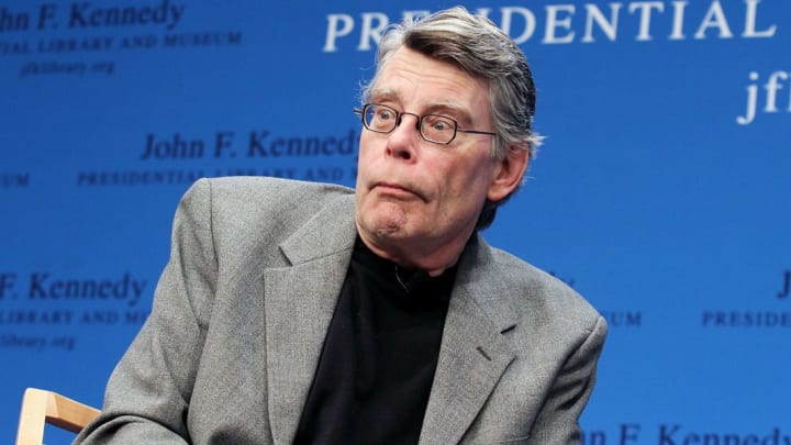 Stephen King at the John F. Kennedy Presidential Library and Museum in 2011.