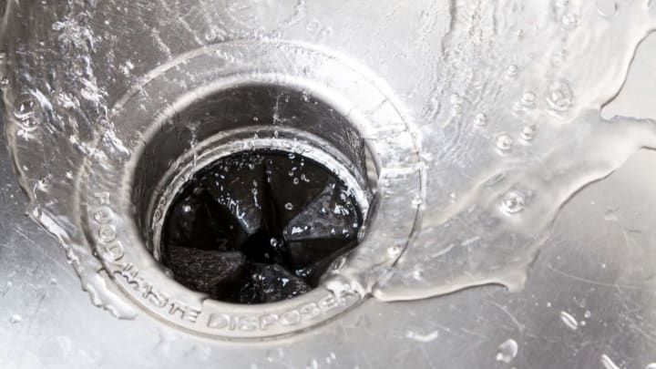 Garbage disposals use centrical force to pulverize food