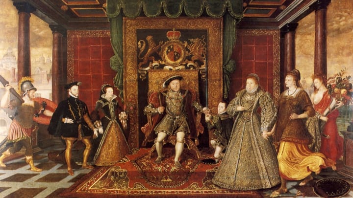 The Family of Henry VIII: An Allegory of the Tudor Succession (circa 1572). The Family of Henry VIII: An Allegory of the Tudor Succession (circa 1572).