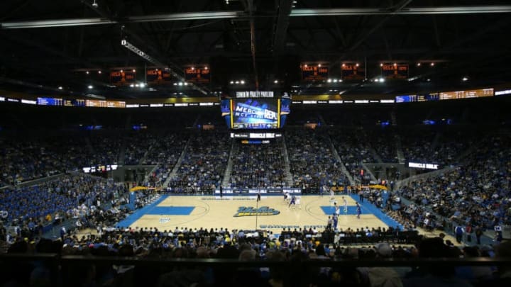LOS ANGELES, CA - NOVEMBER 09: A general view of newly renovated Pauley Pavillion during the game between the UCLA Bruins and the Indiana State Sycamores on November 9, 2012 in Los Angeles, California. UCLA won 86-59. (Photo by Stephen Dunn/Getty Images (Photo by Stephen Dunn/Getty Images)