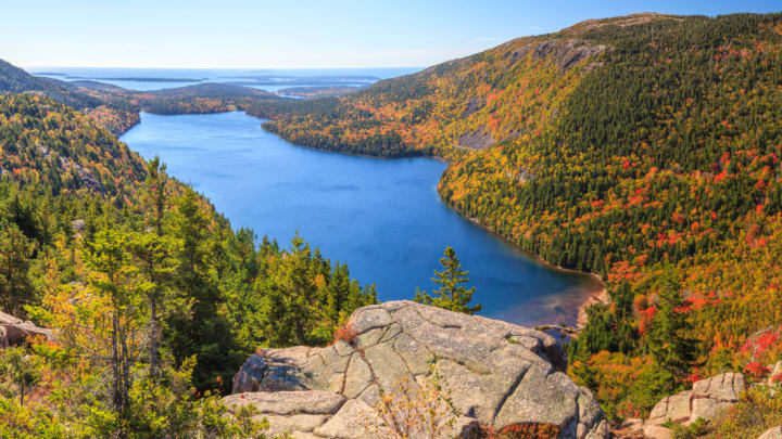 Jordan Pond in Maine's Acadia National Park.