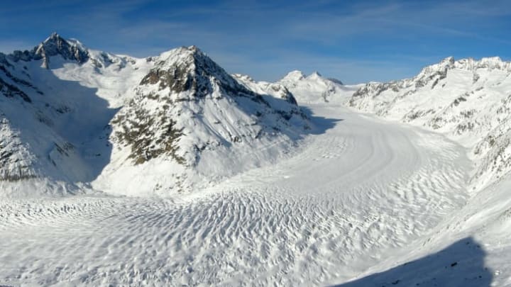 Aletsch Glacier and others in the Swiss Alps are feeling the heat.