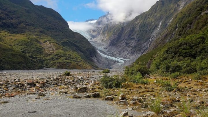 Franz Josef Glacier is one of the most accessible in New Zealand's Southern Alps.