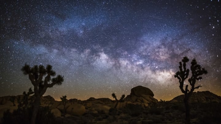 The night sky at Joshua Tree National Park is a stunning sight, aliens or not.