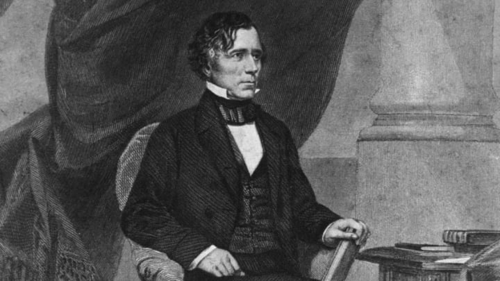Franklin Pierce, 14th president of the United States.