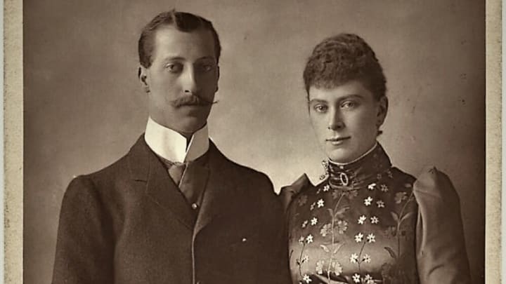Albert Victor and Princess Victoria Mary of Teck.