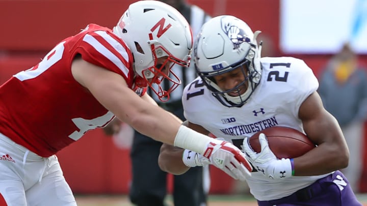 LINCOLN, NE - NOVEMBER 04: Linebacker Chris Weber
