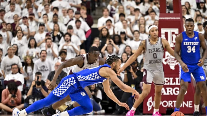 Kentucky Wildcats guard Davion Mintz ( Credit: Maria Lysaker-USA TODAY Sports)