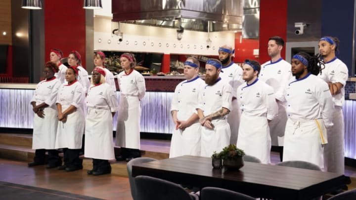 HELL’S KITCHEN: Contestants in the “Fusion Confusion” episode of HELL’S KITCHEN airing Thursday, Nov. 2 (8:00-9:01 PM ET/PT) on FOX. © 2023 FOX MEDIA LLC. CR: FOX.