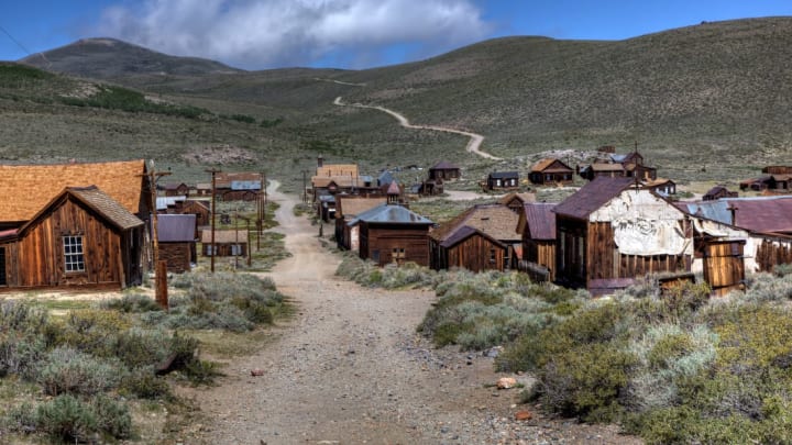 A street in Bodie, California