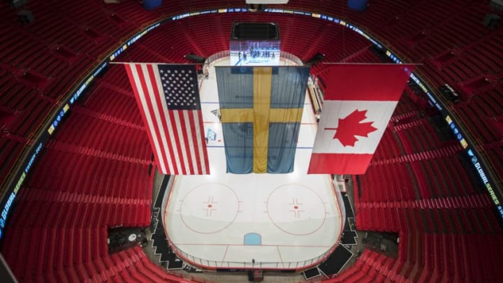 STOCKHOLM, SWEDEN - NOVEMBER 10: General view ahead of the 2017 SAP NHL Global Series match between Ottawa Senators and Colorado Avalanche at Ericsson Globe on November 10, 2017 in Stockholm, Sweden. (Photo by Nils Petter Nilsson/Ombrello/Getty Images)