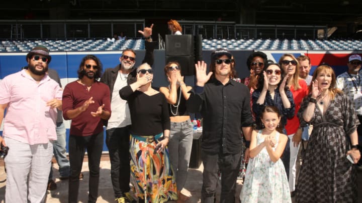 SAN DIEGO, CALIFORNIA - JULY 20: The Walking Dead cast attends The Walking Dead Walker Horde at Petco Park during Comic Con 2019 on July 20, 2019 in San Diego, California. (Photo by Jesse Grant/Getty Images for AMC)
